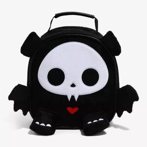 Skelanimals Diego The Bat Fuzzy Figural Lunch Bag Hot‎ Topic